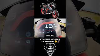 Duke 390 gen3 top speed world record 🚀💀 ktm duke duke390 ktmduke race dragrace bike r15 [upl. by Einiffit]