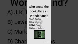 Who wrote the book Alice in Wonderland generalknowledge gk railwayexam books author [upl. by Ursola668]