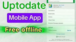 How to Use UpToDate mobile Offline ካለ ኢንተርኔት አፕቱዴት እንዴት በስልክ መጠቀም ይቻላል [upl. by Giselbert]