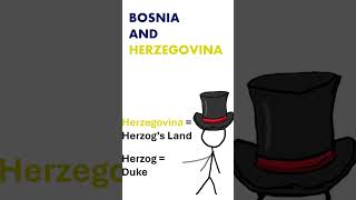 The truth about Bosnias name shorts generalknowledge history [upl. by Wind457]