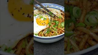 5 min Spicy Garlic Noodles Recipe [upl. by Arrol]