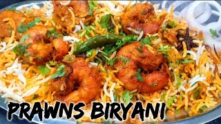 Prawns Biryani Recipe  Jhinga Biryani  Shrimps Recipe [upl. by Aela]