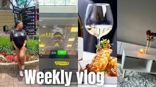 WEEKLY VLOG  MY INNER CHILD IS SO HAPPY  DINNER DATE WITH kamogelomosiane COOKING GYM AND MORE [upl. by Zenas382]