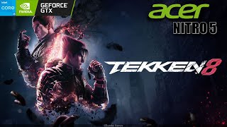 Tekken 8 High Graphics Acer Nitro 5 GTX1650 i5 9300H 16GB RAM [upl. by Ynnavoeg]