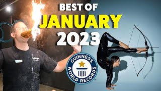 Best World Records of January 2023  Guinness World Records [upl. by Thury]