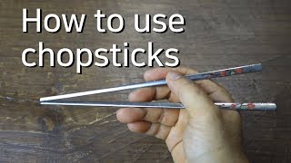 How to use chopsticks Chopsticks Using Korean chopsticks [upl. by Alma982]