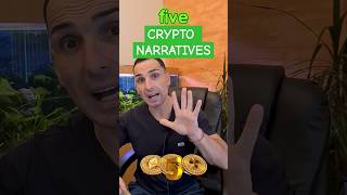 Five Crypto Narratives shorts memecrypto aicrypto [upl. by Odlanor]