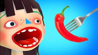 Toca Kitchen Fun Cooking Game  Kids Learn how to Prepare and Eat Food  Educational Cartoon Game [upl. by Broderic]