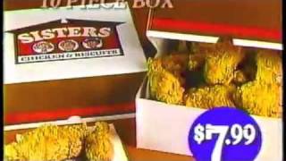 1987 Sisters Chicken and Biscuits commercial [upl. by Nichy]