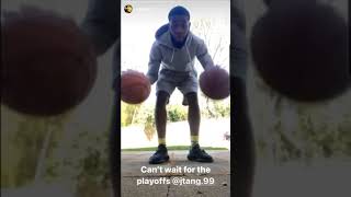 Japhet Tanganga shows his Basketball Skills 🏀  Eric Dier Instagram Storie  170521 HD [upl. by Undry]