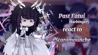 Past fatui harbingers react to scaramounche  1  gacha club  Genshin Impact [upl. by Enneles]