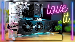 DIY 13 WALL MOUNTED GAMING PC BUILD  IKEA HACK [upl. by Miguela513]