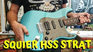 Squier By Fender Affinity Stratocaster HSS Review Demo [upl. by Rolandson]