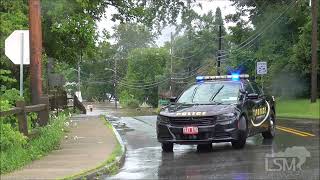 07112024 Lyndon VT  Major River Flooding  Vehicles Submerged Roads Blocked Driver Missing [upl. by Eiggam549]