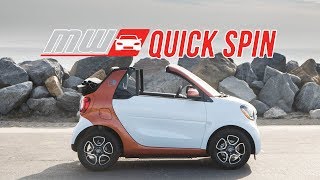 2018 smart fortwo cabrio electric drive  Quick Spin [upl. by Aniaj112]