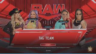 WWE 2k24 My universe Monday Night Raw Part 1 [upl. by Xineohp]