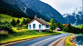 Driving in SWISS  Weggis  One of the most beautiful Village in Switzerland  4K [upl. by Welford]