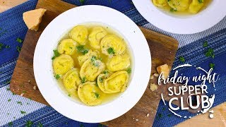 Homemade Tortellini  Friday Night Supper Club [upl. by Alwin]