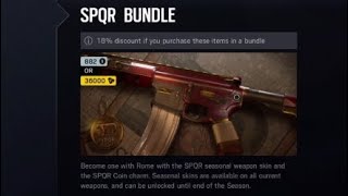 BRAND NEW SPQR Bundle  Operation Para Bellum  Rainbow Six Siege [upl. by Ellenuahs]