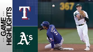 Rangers vs As Game Highlights 8823  MLB Highlights [upl. by Mei]