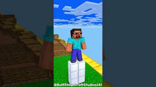 CARGO SKATES RUN Challenge with Steve amp Alex  Minecraft Animation shorts minecraft [upl. by Nwahsan118]