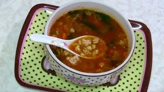 Barley amp Beans Soup Video Recipe Mid Winter Warming Soup by Bhavna [upl. by Clemen]