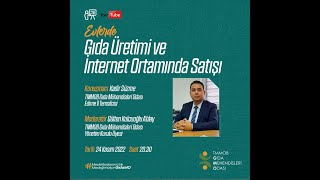 quotEVLERDE GIDA ÜRETİMİ VE İNTERNET ORTAMINDA SATIŞIquot SÖYLEŞİSİ [upl. by Wash]