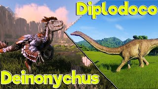 🔴Como domesticar Diplodoco e Deinonychus  Ark Para iniciantes 20 [upl. by Lefton]