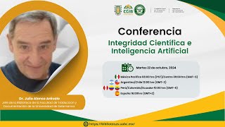 Conferencia Integridad Científica e Inteligencia Artificial [upl. by Yeoz]