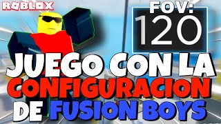 ¡JUEGO CON LA CONFIGURACIÓN DE FusionBoys EN ARSENAL 😱 ME HACE PRO  Roblox Arsenal [upl. by Ralina688]