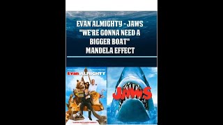 Evan Almighty  JAWS quotWere Gonna Need A Bigger Boatquot Mandela Effect [upl. by Carder447]