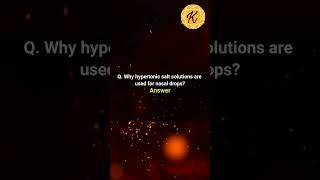 Hypertonic saline solution for nasal drop shorts youtubeshorts shortfeed shortvideo [upl. by Atsev609]