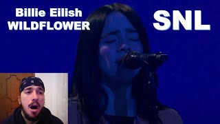 Billie Eilish  WILDFLOWER  SNL  REACTION [upl. by Alduino366]