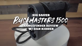 Sig Sauer Buckmasters 1500 Rangefinder Review [upl. by Naira]