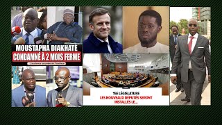 DIOMAYE FERME AVEC LA FRANCELASSEMBLÉE CONVOQUÉE LUNDI2 MOIS POUR DIAKHATÉ 1 MOIS POUR THIAM [upl. by Alten500]