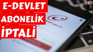 EDEVLET ABONELİK İPTALİ Türknet Superonline Vodafone Türk Telekom Abonelik Fesih Başvurusu [upl. by Bucella]