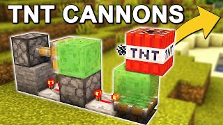 Easy TNT Cannon Designs in Minecraft 121 Tutorial [upl. by Micky812]