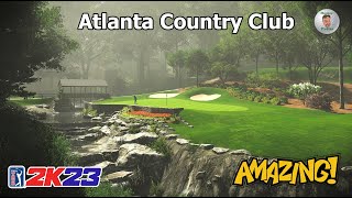 PGA Tour 2K23  Atlantic Country Club  Course Review amp Playthrough [upl. by Landel754]