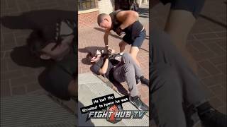 Nate Diaz makes fan FIGHT HIM for autograph [upl. by Mehcanem]