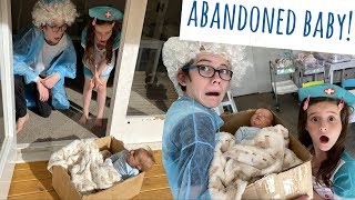 NEWBORN BABY LEFT IN CARDBOARD BOX Reborn Hospital Roleplay [upl. by Attey522]