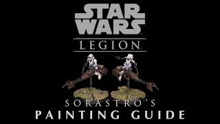 Star Wars Legion Painting Guide Ep5 Speeder Bikes [upl. by Aneda384]