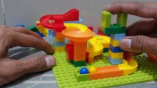 marble asmr ☆ marble run asmr ☆ satisfying building blocks marble run asmr ☆ relaxing marble [upl. by Llecrup]