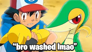 The time ASH amp PIKACHU got COOKED by TRIP and a LEVEL 5 SNIVY [upl. by Nevarc]