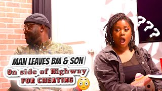 Man leaves BM amp son on side of highway for cheating getting pregnant by another man 😳😳 BubbyTv [upl. by Ada635]