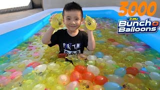 3000 Bunch O Balloons Kids Inflatable Pool Water Fight Fun Surprise Toys Box Ckn Toys [upl. by Ahsieket101]