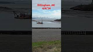 Dillingham Ak getting the bay ready for fishing season 😎 bushcraft alaskalife salmon alaskan [upl. by Hgeilhsa]