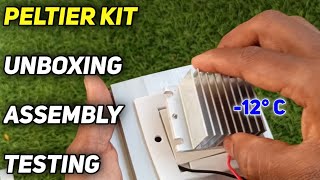 How to assemble a peltier cooler kit at home  peltier module  Thermo electric cooler kit assembly [upl. by Spenser523]