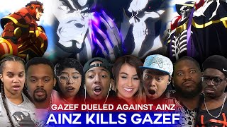 Ainz vs Gazef Stronoff  Overlord 3 Ep 13 Reaction Highlights [upl. by Arymat653]