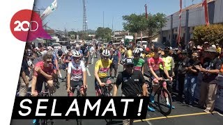 Pembalap Indonesia Juarai Etape II Tour de Banyuwangi Ijen [upl. by Kcinnay]