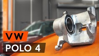 Hoe een remklauw vooraan vervangen op een VW POLO 4 9N3 HANDLEIDING AUTODOC [upl. by Asilla]